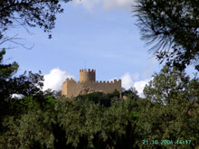 Fotografia del Castell de Farners amb la nova cmara digital del josep Maria