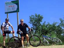 El Llus i el Quimet al cim del Rocacorba 970 m.)